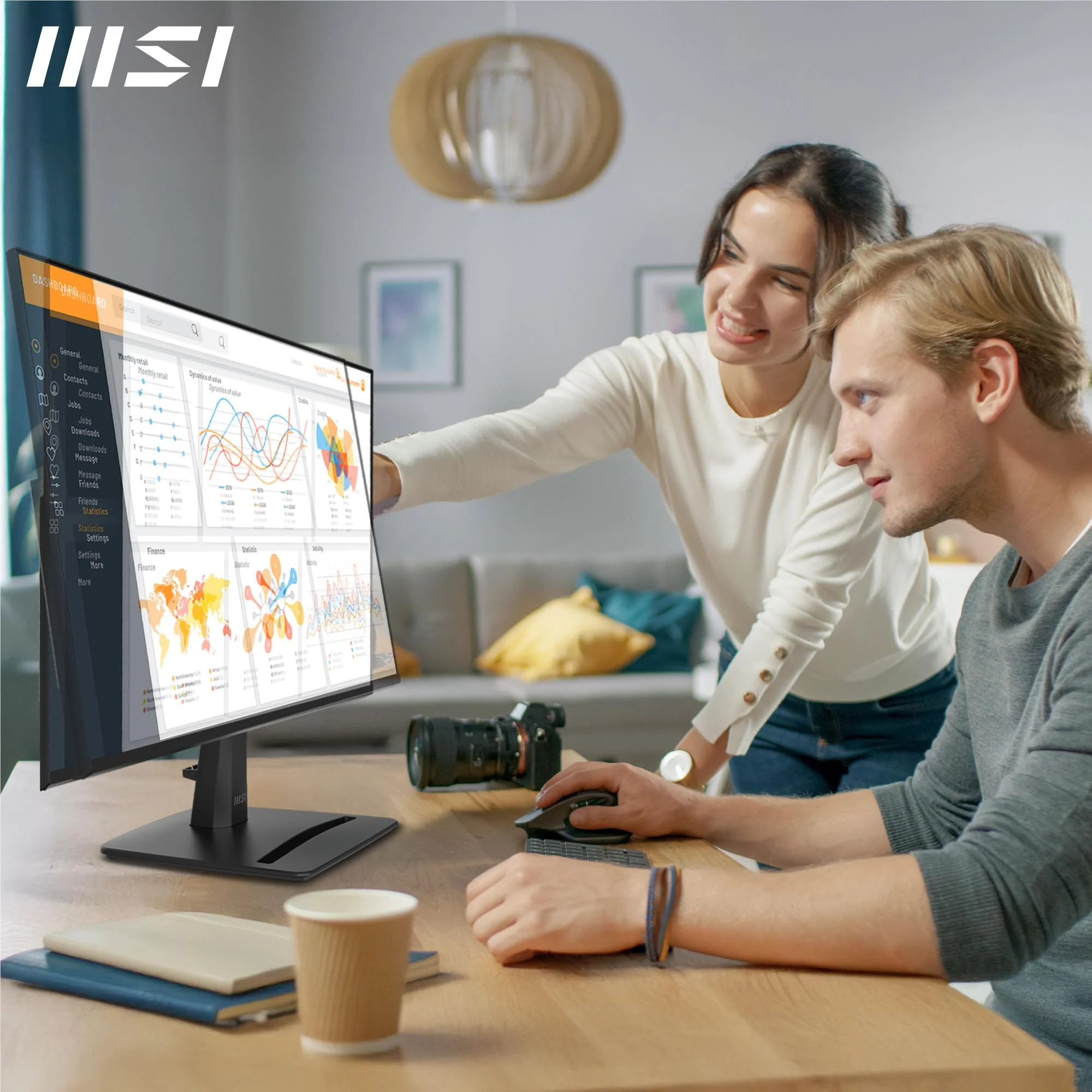 MSI Pro MP275 E14L 27" FHD 144Hz Business Monitor - Image 4