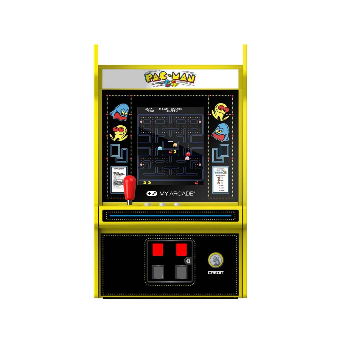My Arcade Pac-Man Retro Arcade 6.75" Micro Player - Image 3