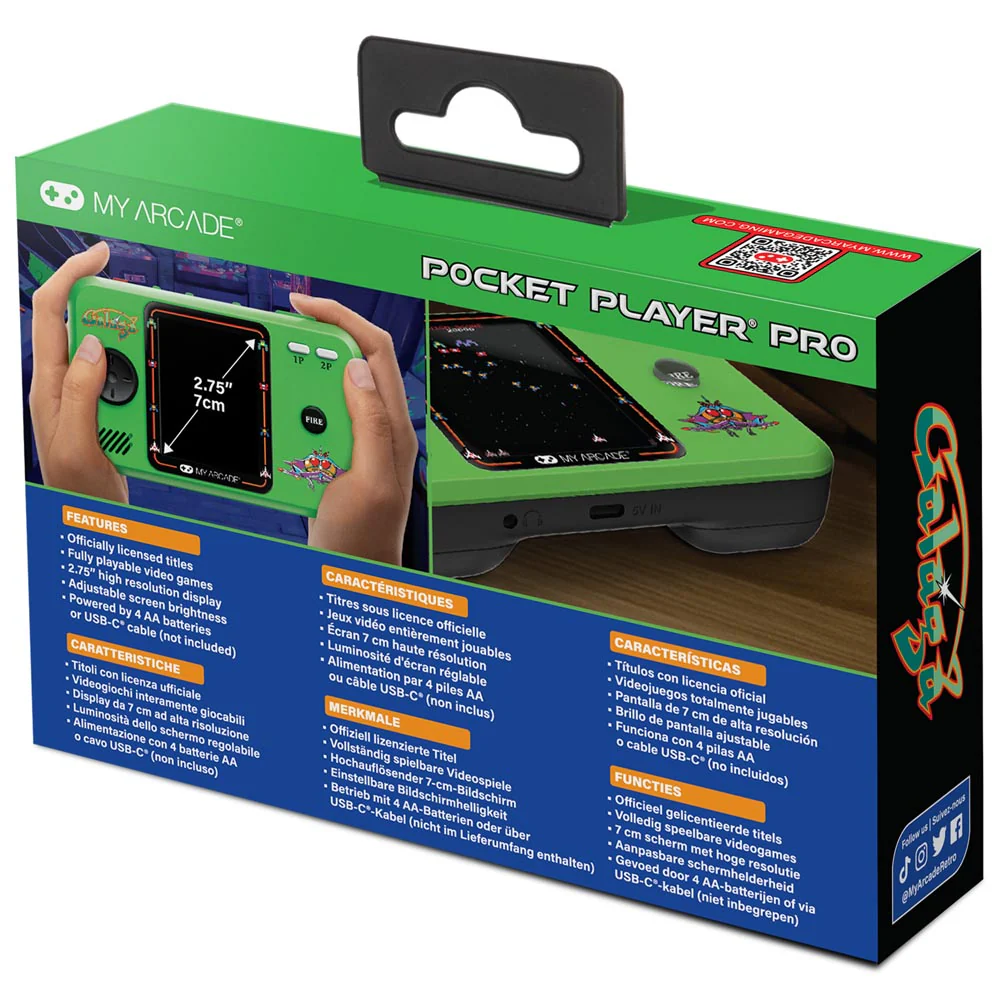 My Arcade Pocket Arcade Player PRO - Galaga - Image 2