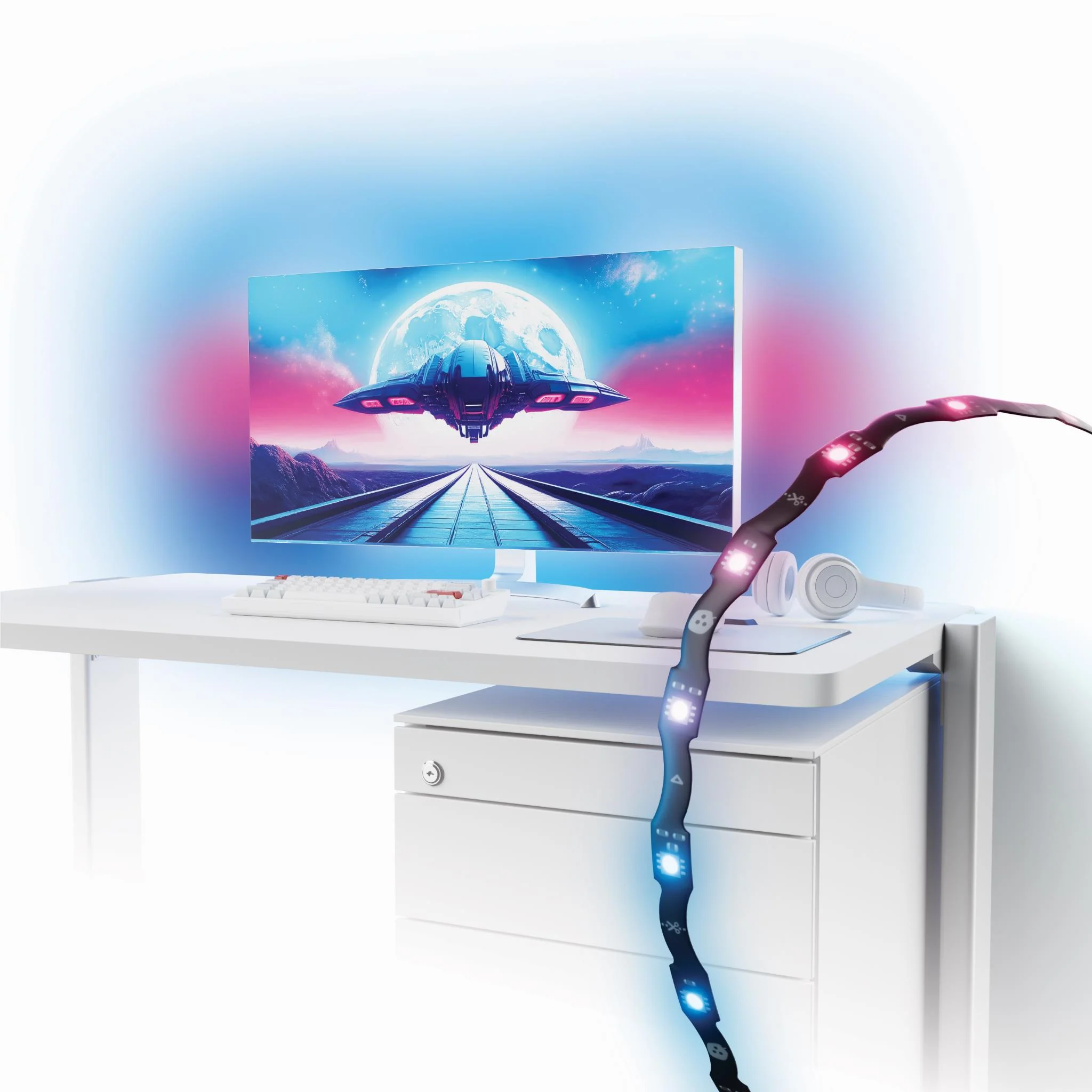 Nanoleaf 4D PC Screen Mirror Lightstrip - Image 2