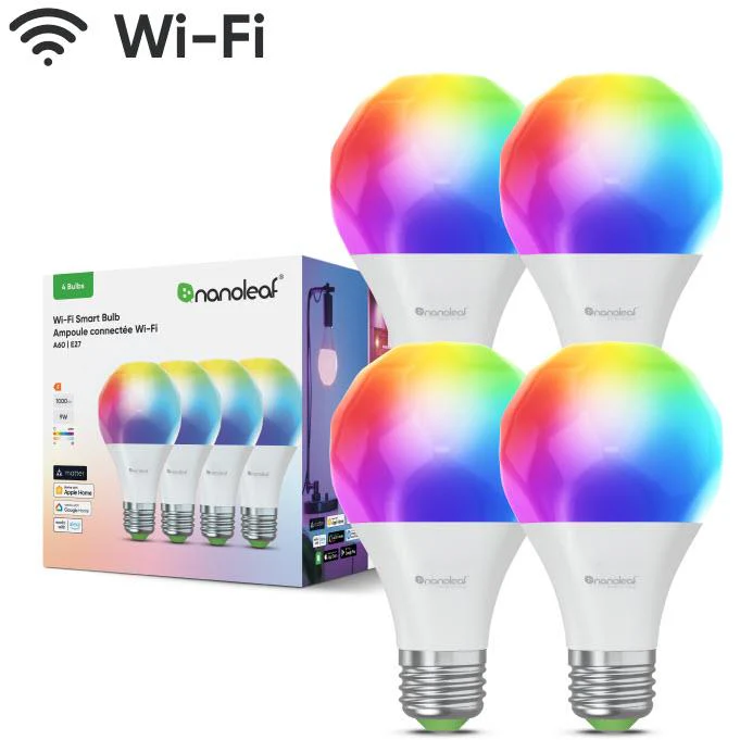 Nanoleaf Essential E27 WiFi Bulb [4 Pack] - Image 2