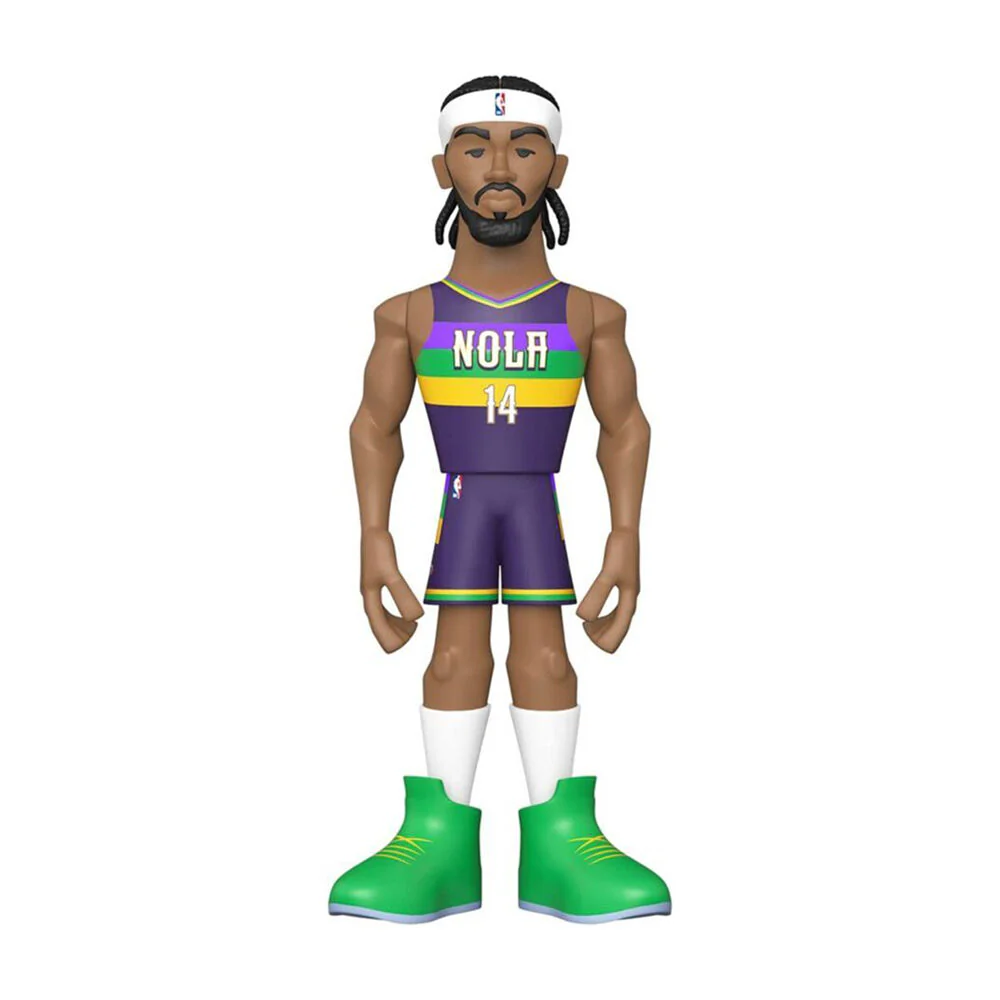 NBA Basketball Brandon Ingram Pelicans Gold Premium Vinyl Action Figure Toy 12" - Image 2