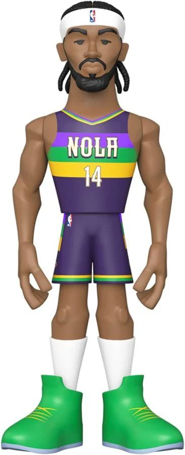 NBA Basketball Brandon Ingram Pelicans Gold Premium Vinyl Action Figure Toy 12" - Image 3