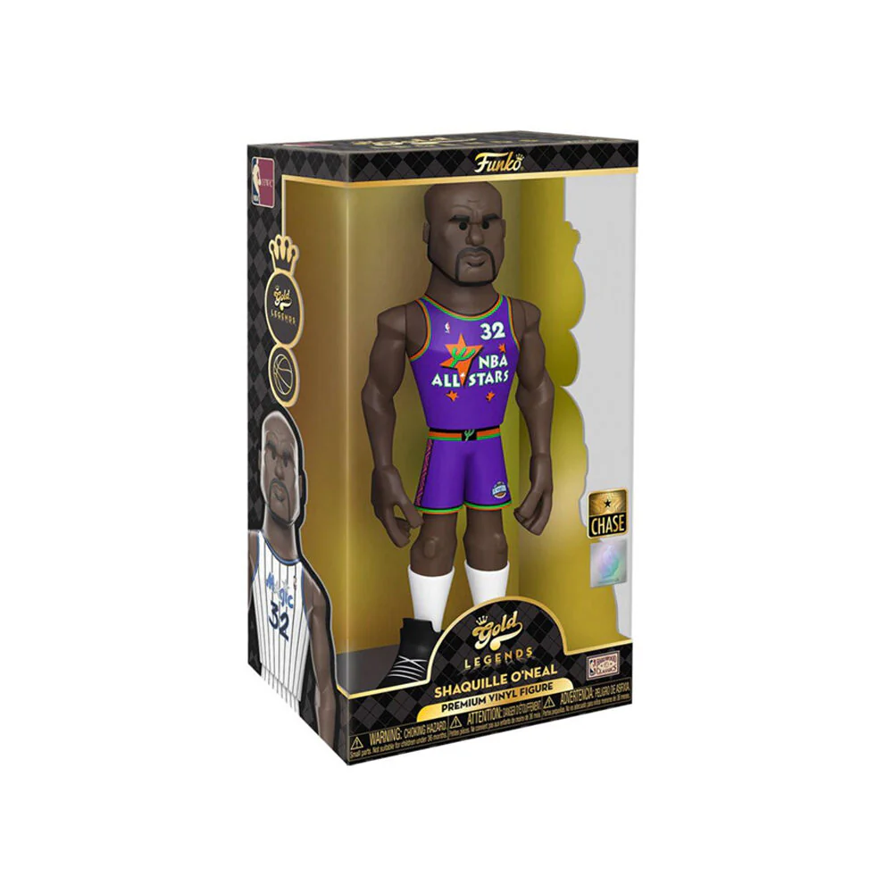 NBA Basketball Shaq ONeal Orlando Magic Gold Sport Action Figure Toy 12" - Image 5