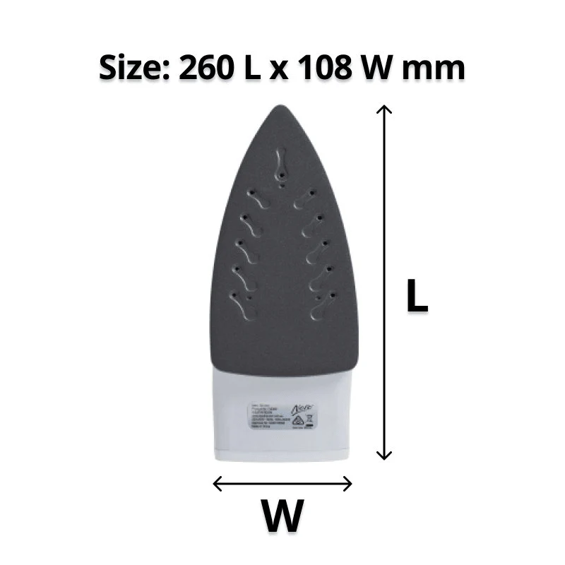 Nero 300 Express Steam/Dry Iron Non-Stick Variable Temperature - Image 7