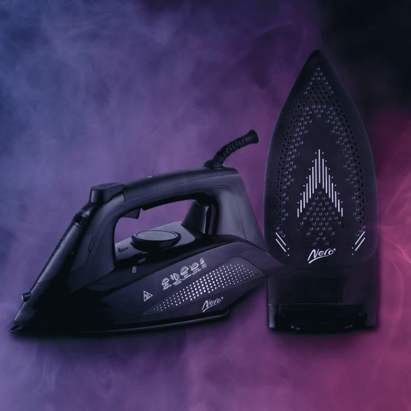 Nero 800 Steam And Dry Ceramic Iron Non Stick Black Auto Off - Image 10