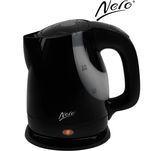 Nero Bambino Kettle 0.9 Litre Jug Compact Water Boiler Coffee Tea Hotel (Black) - Image 6