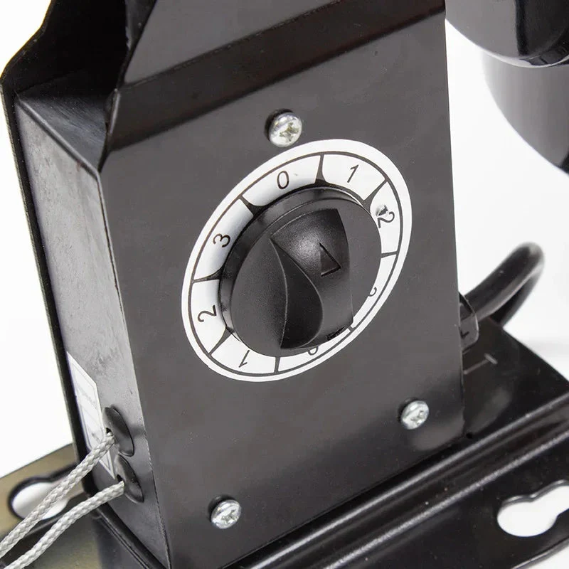 Nero Black Industrial Wall Mount Fan 45cm Aluminium Blades 3 Speed - Image 2