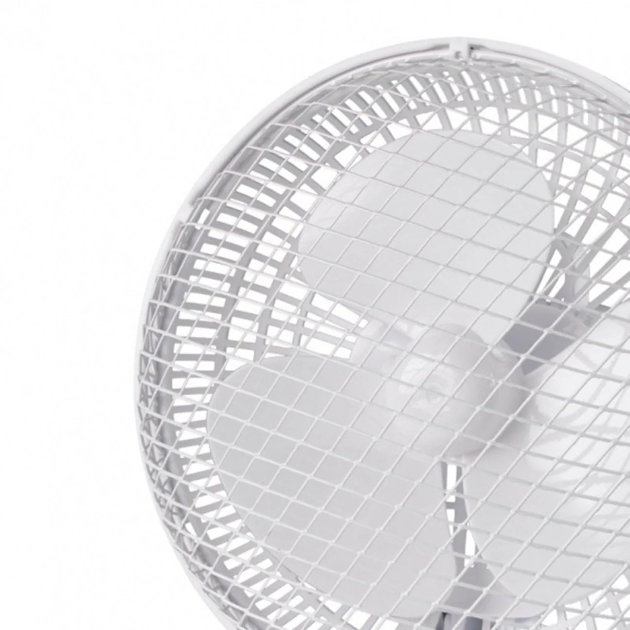 Nero Desk Fan 15cm Adjustable Angle Twin Speed Quiet White - Image 2