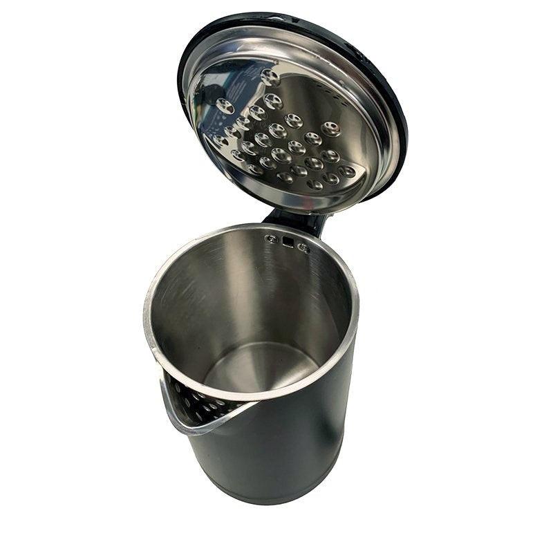 Nero Double Wall Kettle 0.8L Stainless Steel Compact Small (Black) - Image 5