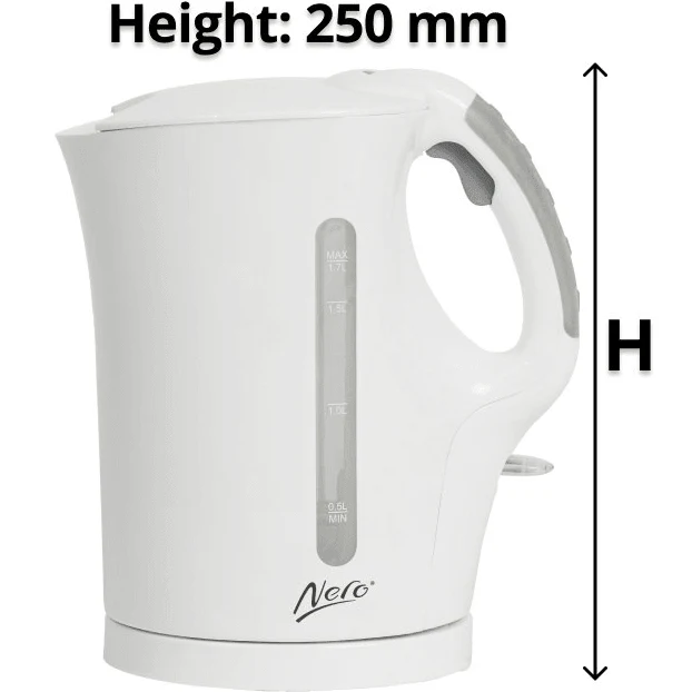 Nero Express Cordless Kettle 1.7L Water Window (White) - Image 6
