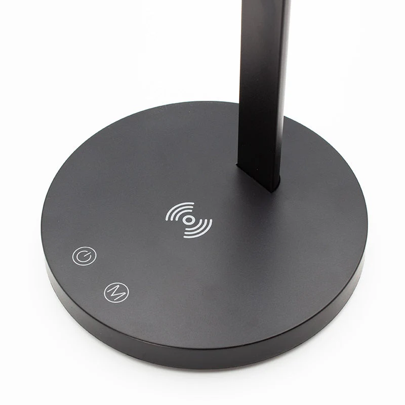 Nero Foldable LED Lamp Table Light Aluminium Wireless Phone Charging Pad (Black) - Image 6