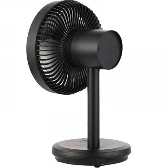 Nero USB Desk Fan 13cm 4 Speed Control Black Office Home Adjustable - Image 4