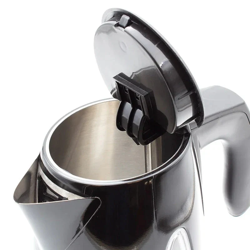 Nero Vista Kettle 1L Litre Jug Compact Water Boiler Black Stainless Steel Coffee Tea Hotel - Image 5
