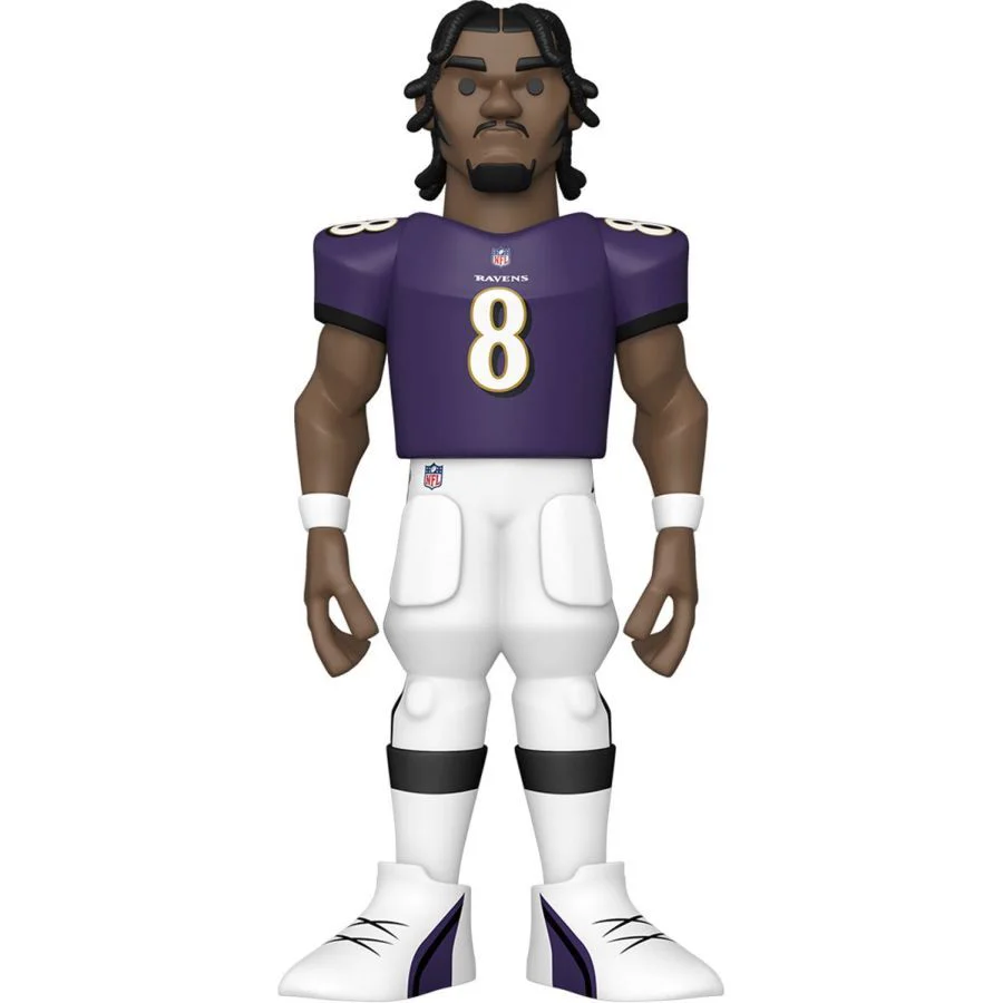 NFL Football Lamar Jackson Ravens Gold Premium Vinyl Action Figure Toy 12" - Image 4