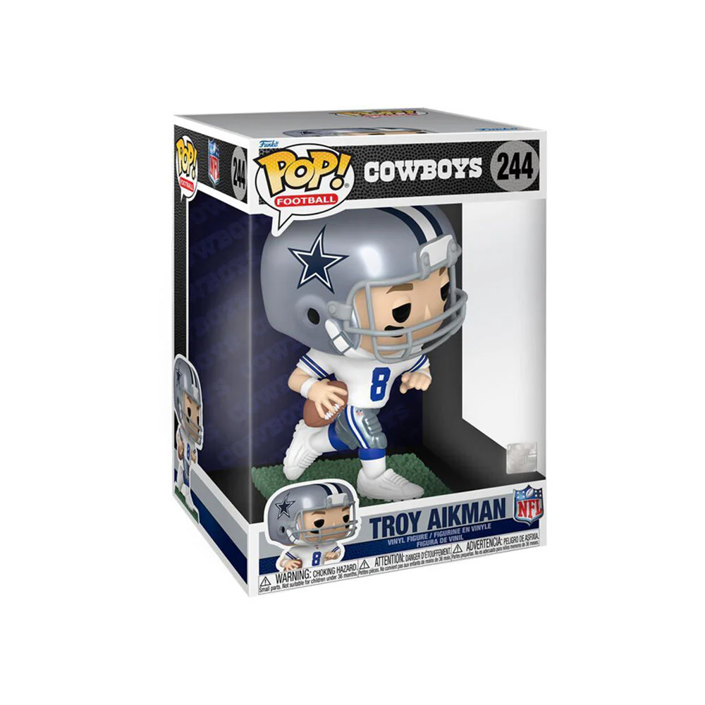 NFL Legends Cowboys Troy Aikman 10" Pop! Vinyl Action Figure Toy - Image 2