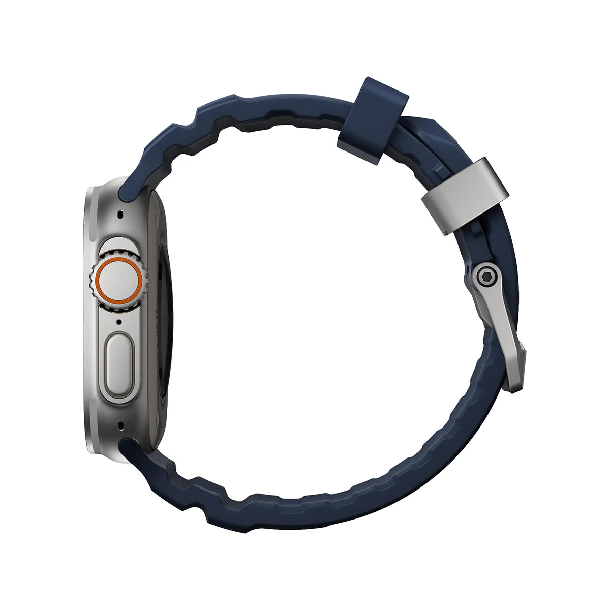 NOMAD Rocky Point Band for Apple Watch [44-46mm/ULT] (Atlantic Blue) - Image 3