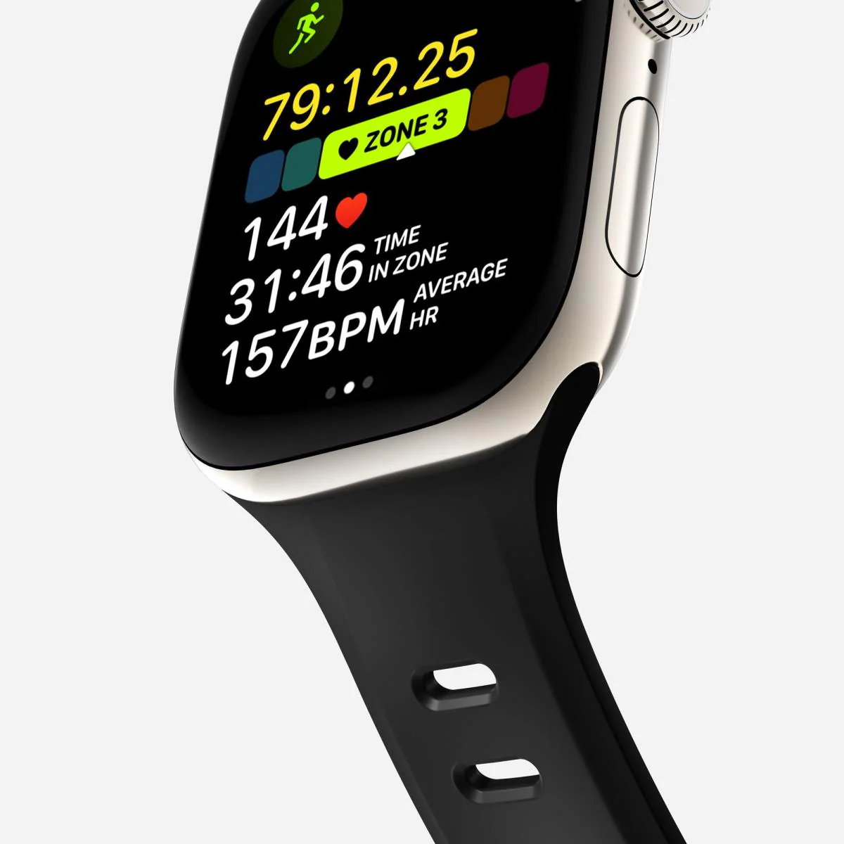 NOMAD Tempo Band Apple Watch 44-46mm/ULTRA (Black) - Image 2