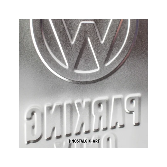 Nostalgic-Art 15x20cm Small Wall Hanging Metal Sign Plaque Vw Parking Only - Image 5
