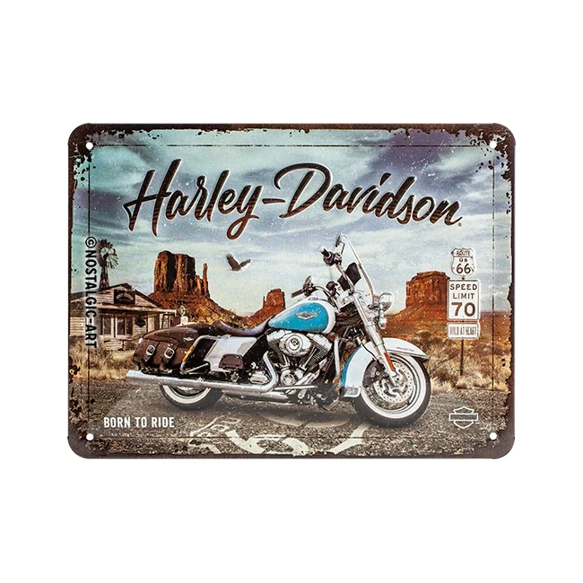 Nostalgic-Art 15x20cm Small Wall Sign Plaque Harley-Davidson - Image 2