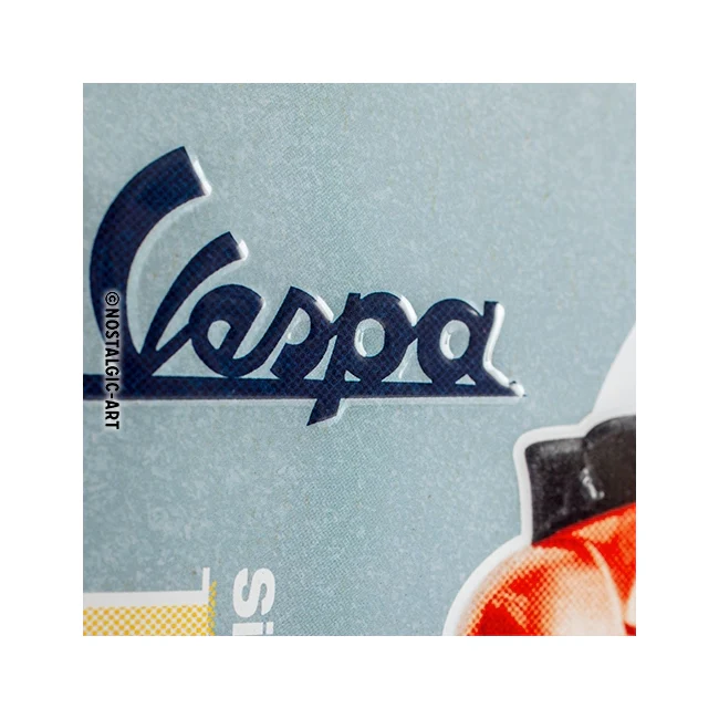 Nostalgic-Art 15x20cm Wall Hanging Metal Sign Plaque Vespa GS 150 Since 1955 - Image 3