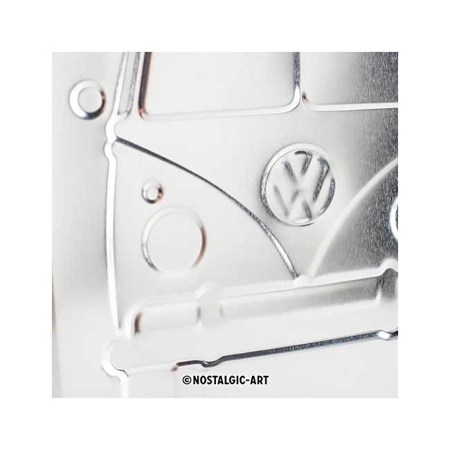Nostalgic-Art 20x30cm Medium Metal Wall Hanging Sign Plaque VW Good in Shape - Image 3
