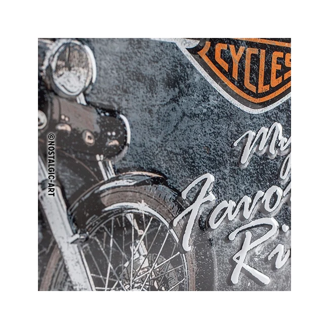 Nostalgic-Art 20x30cm Medium Wall Hanging Sign Plaque My Favorite Ride - Image 2