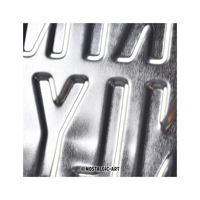 Nostalgic-Art 20x30cm Metal Wall Hanging Sign Plaque Mercedes-Benz Parking Only - Image 5