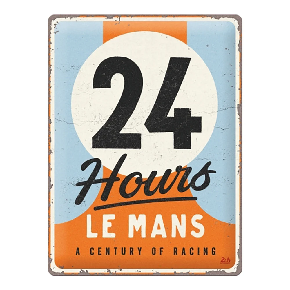 Nostalgic-Art 30x40cm Large Sign Plaque 24h Le Mans Century of Racing
