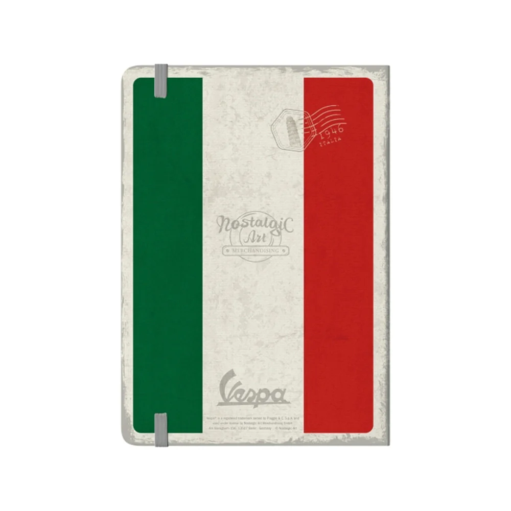 Nostalgic-Art A5 Writing Notebook with Hard Cover Vespa Italian Classic 21x15x2cm - Image 2