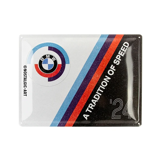 Nostalgic-Art BMW Tradition of Speed 30x40cm Large Metal Tin Sign Plaque - Image 2