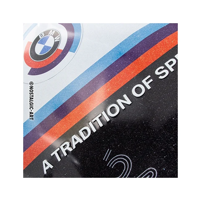 Nostalgic-Art BMW Tradition of Speed 30x40cm Large Metal Tin Sign Plaque - Image 3