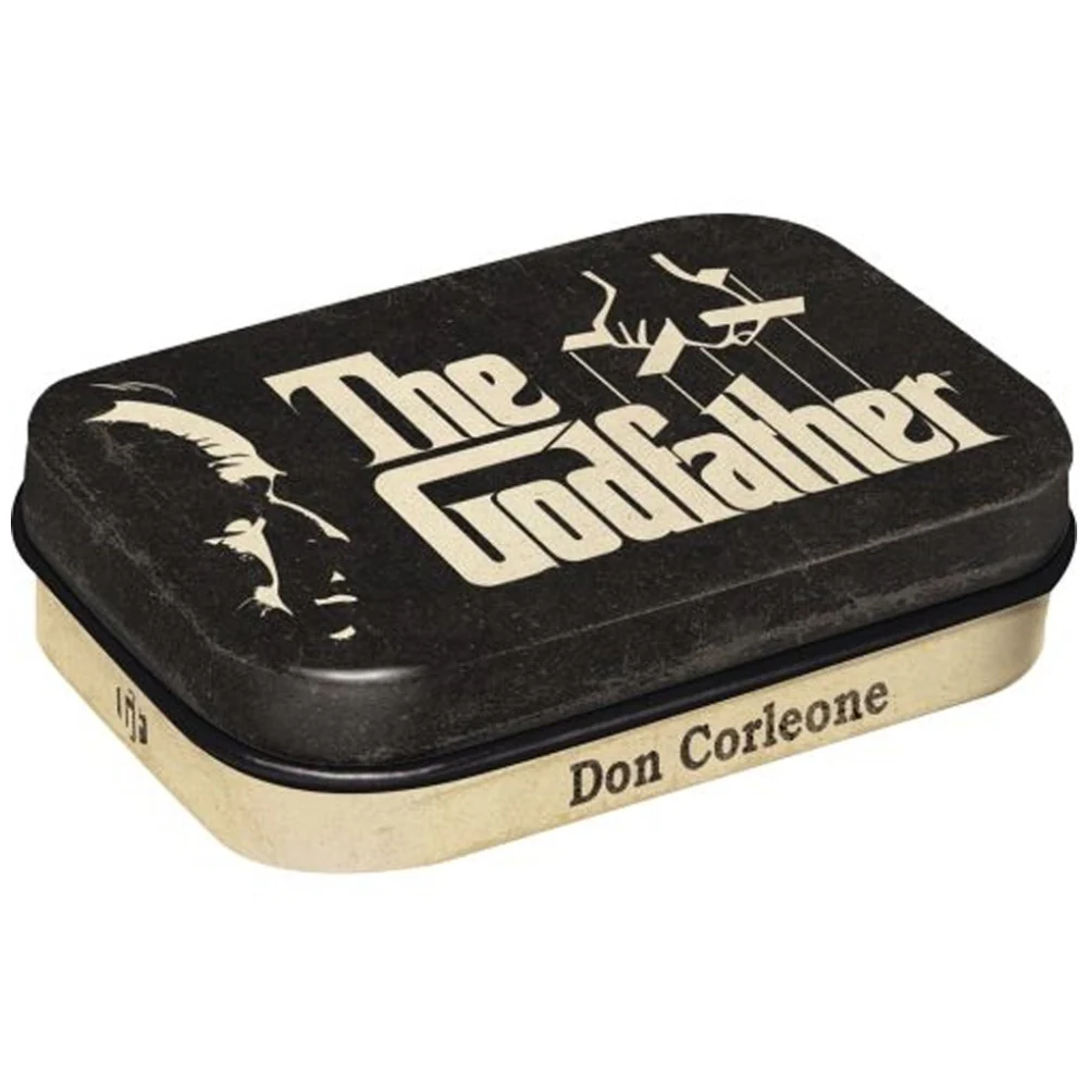Nostalgic-Art Breath Freshener Mints Retro Steel Tin Box The Godfather Logo