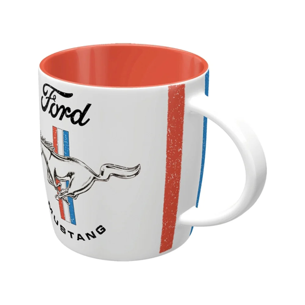 Nostalgic-Art Ceramic Coffee Mug Ford Mustang Car Lover Gift 330ml - Image 2