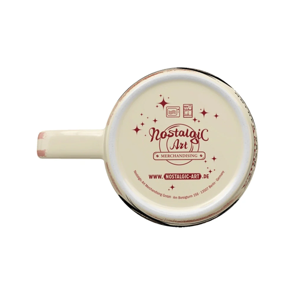 Nostalgic-Art Ceramic Coffee Mug Route 66 Bike Map Retro Design 330ml - Image 4