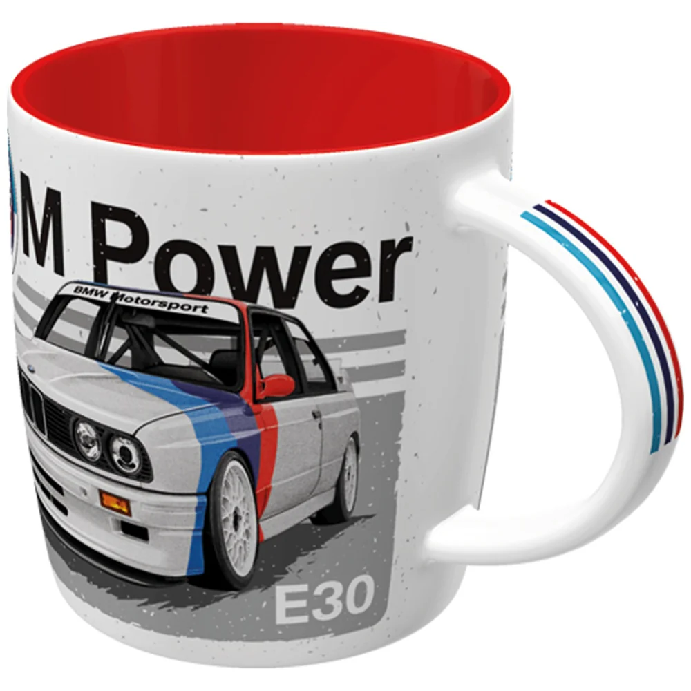 Nostalgic-Art Ceramic Drinking Mug BMW M Power Car 9x9x9cm - Image 2
