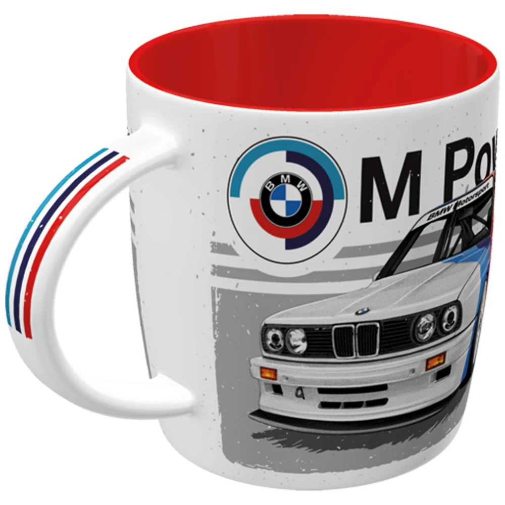 Nostalgic-Art Ceramic Drinking Mug BMW M Power Car 9x9x9cm - Image 3