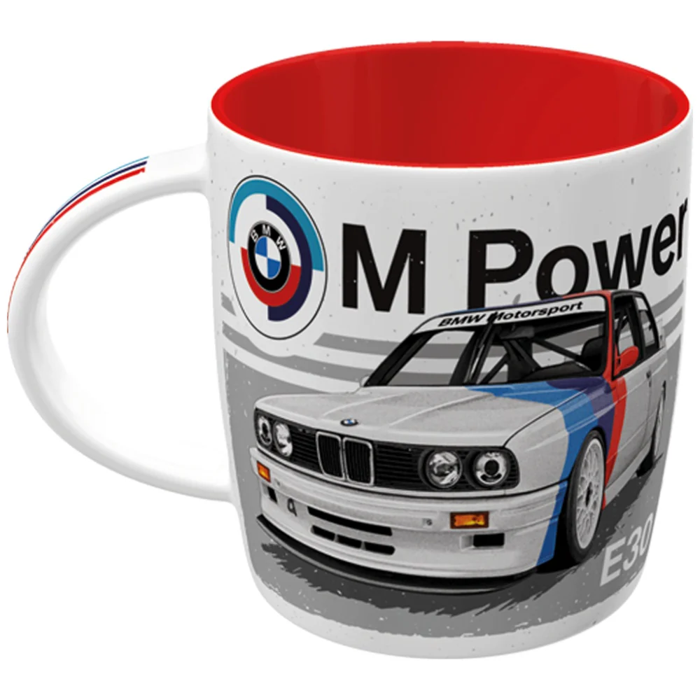 Nostalgic-Art Ceramic Drinking Mug BMW M Power Car 9x9x9cm - Image 4