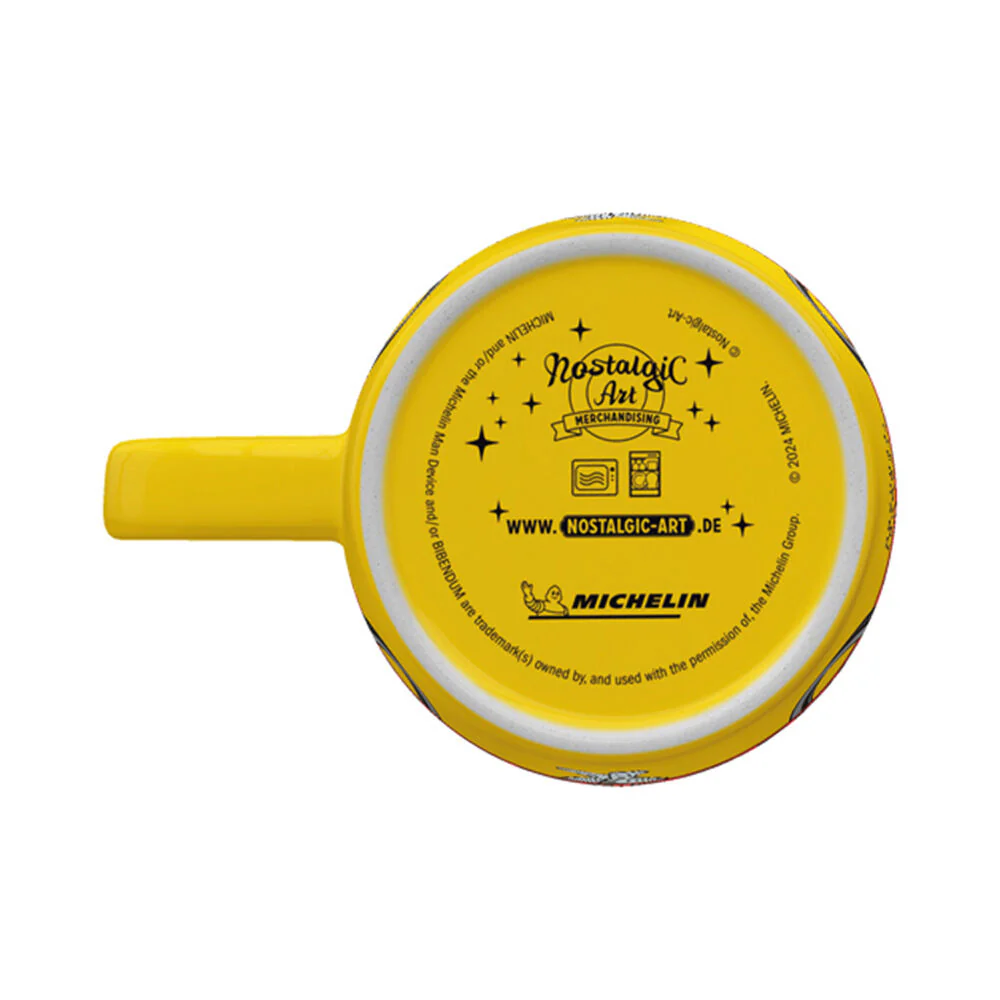 Nostalgic-Art Ceramic Mug Michelin Tyres Bibendum Retro Yellow 330ml Capacity - Image 5