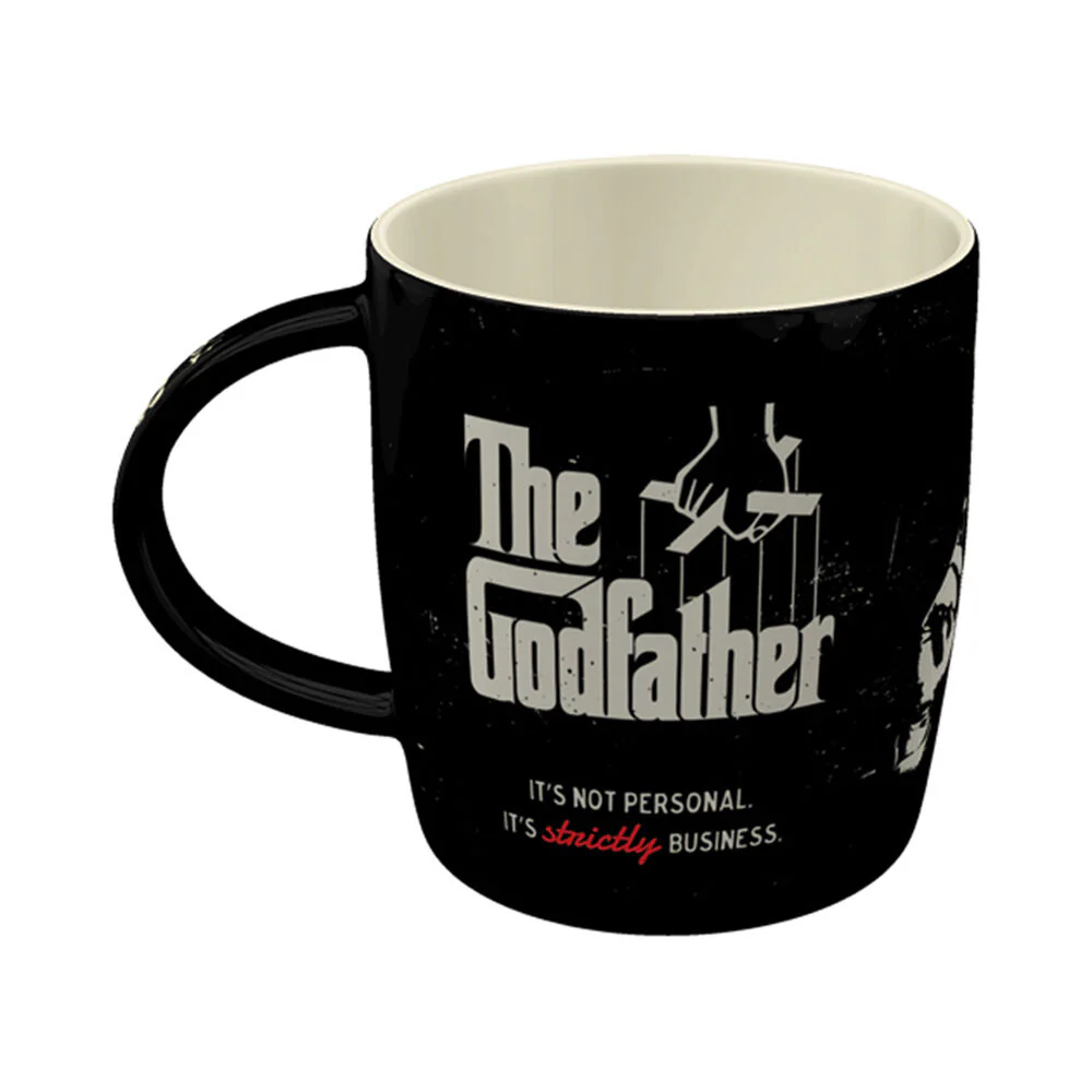 Nostalgic-Art Ceramic Mug The Godfather Strictly Business Design 330ml Black - Image 4