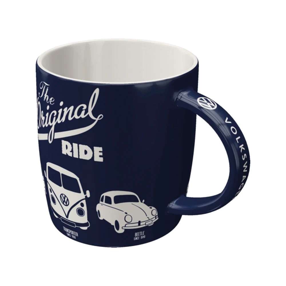 Nostalgic-Art Ceramic Mug Vintage Retro Design 330ml Black and White - Image 2