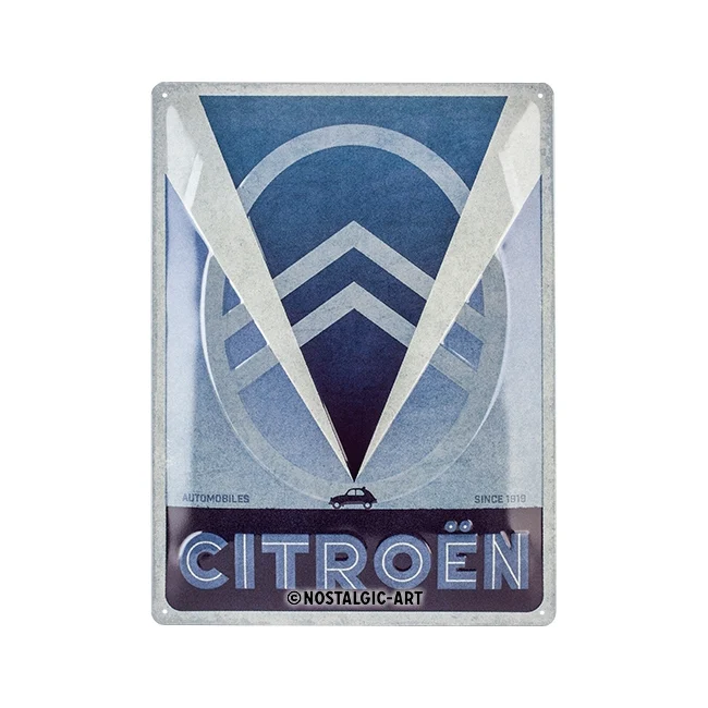 Nostalgic-Art Citroen Since 1919 30x40cm Large Metal Tin Sign Plaque - Image 2