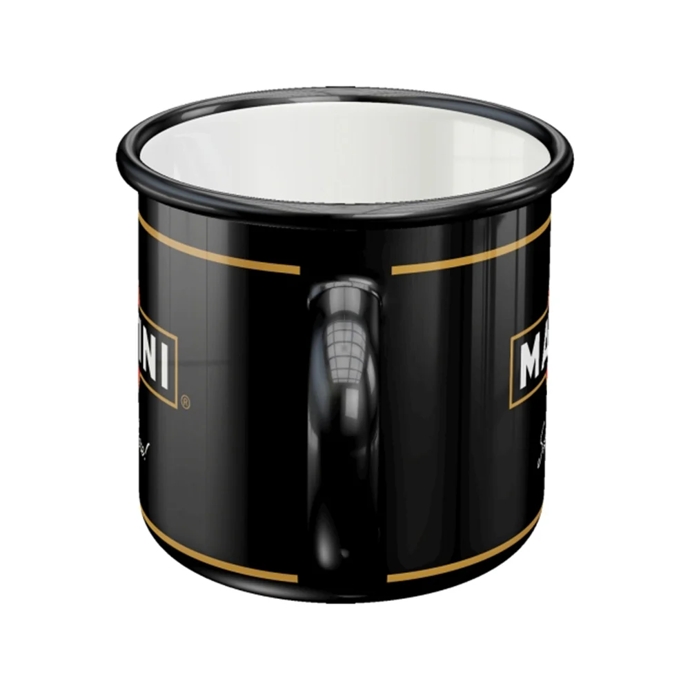 Nostalgic-Art Enamel Coffee Mug Martini Served Here 8x8cm 360ml - Image 3