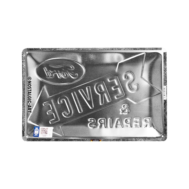 Nostalgic-Art Ford Service and Repairs 20x30cm Medium Metal Tin Sign Plaque - Image 4