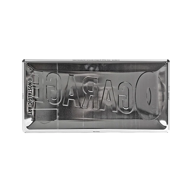 Nostalgic-Art Garage Wall Decor 25x50cm Metal Long Sign Plaque - Image 3