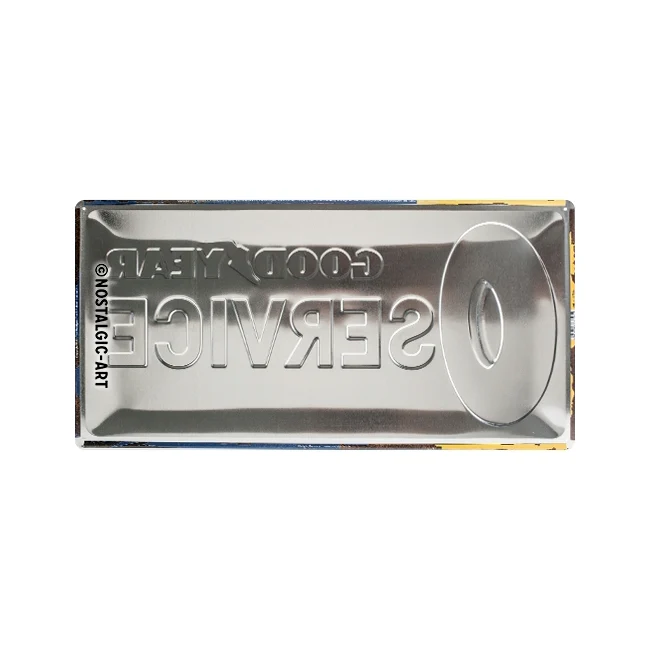 Nostalgic-Art Goodyear Service 25x50cm Metal Long Sign Plaque - Image 3