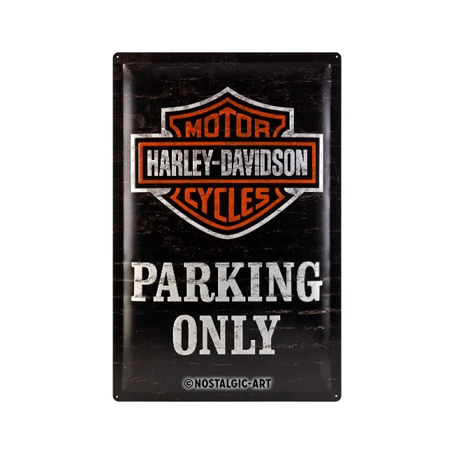 Nostalgic-Art Harley-Davidson Parking Only 40x60cm Metal XL Sign Plaque - Image 2