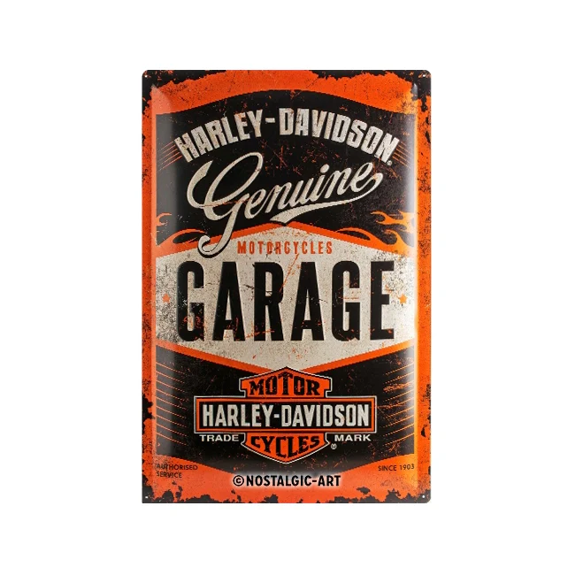 Nostalgic-Art Harley Garage 40x60cm XL Metal Tin Sign Plaque - Image 2