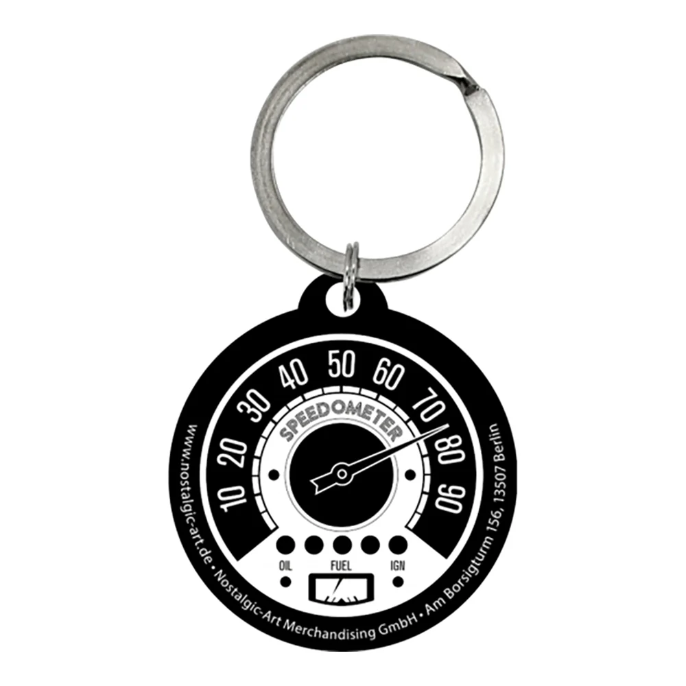 Nostalgic-Art Keyring Round Speedo 7.5x4x0.3cm - Image 3