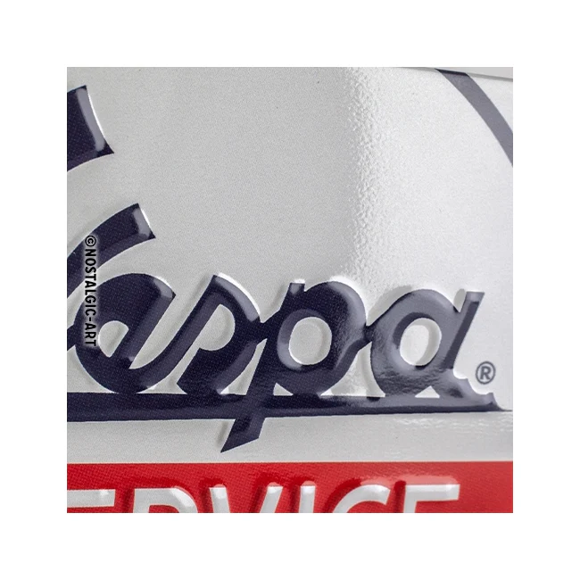 Nostalgic-Art Metal 10x20cm Hanging Sign Plaque Vespa Service - Image 2